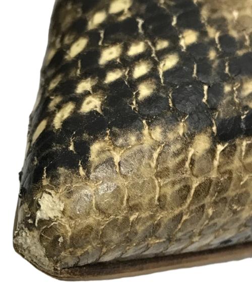 PELLICO（ペリーコ）PELLICO (ペリーコ) パイソン柄パンプス ブラウン サイズ:36 1/2の古着・服飾アイテム