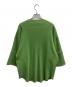 CLANE (クラネ) COLOR STITCH HEAVY RIB TOPS グリーン サイズ:1：3500円