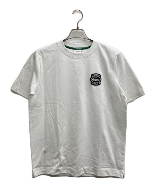 LACOSTE（ラコステ）LACOSTE (ラコステ) BEAMS (ビームス) 別注 アーカイブロゴTシャツ ブラック サイズ:XS 未使用品の古着・服飾アイテム