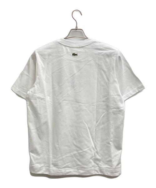 LACOSTE（ラコステ）LACOSTE (ラコステ) BEAMS (ビームス) 別注 アーカイブロゴTシャツ ブラック サイズ:XS 未使用品の古着・服飾アイテム