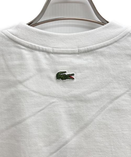LACOSTE（ラコステ）LACOSTE (ラコステ) BEAMS (ビームス) 別注 アーカイブロゴTシャツ ブラック サイズ:XS 未使用品の古着・服飾アイテム