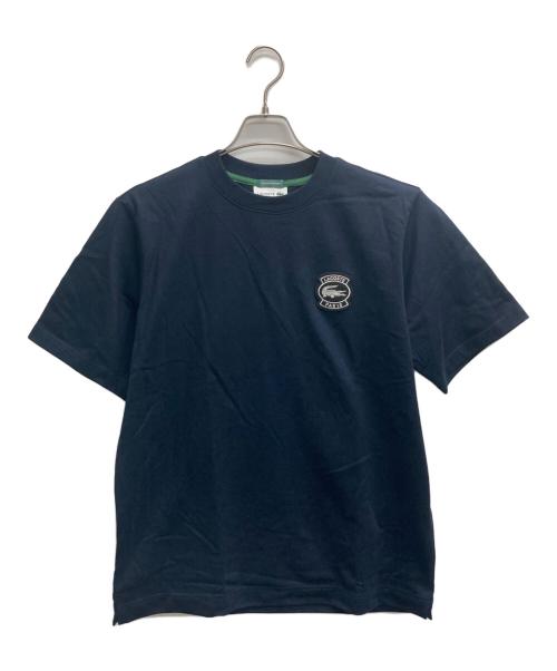 LACOSTE（ラコステ）LACOSTE (ラコステ) 別注 アーカイブロゴ Tシャツ ネイビー サイズ:Sの古着・服飾アイテム
