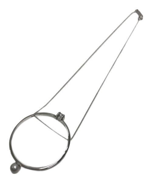 Maison Margiela（メゾンマルジェラ）Maison Margiela (メゾンマルジェラ) リングネックレス シルバーの古着・服飾アイテム