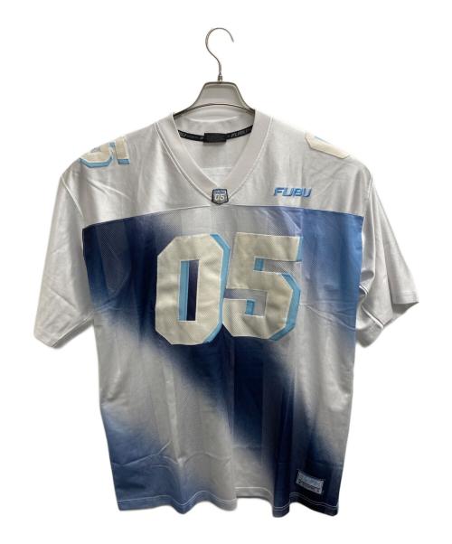 FUBU（フブ）FUBU (フブ) フットボールTシャツ ホワイト サイズ:XXLの古着・服飾アイテム