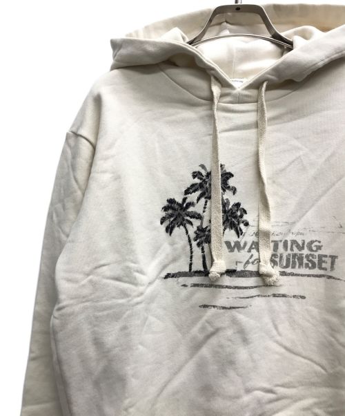 Saint Laurent Paris（サンローランパリ）Saint Laurent Paris (サンローランパリ) プルオーバーパーカー アイボリー サイズ:XSの古着・服飾アイテム