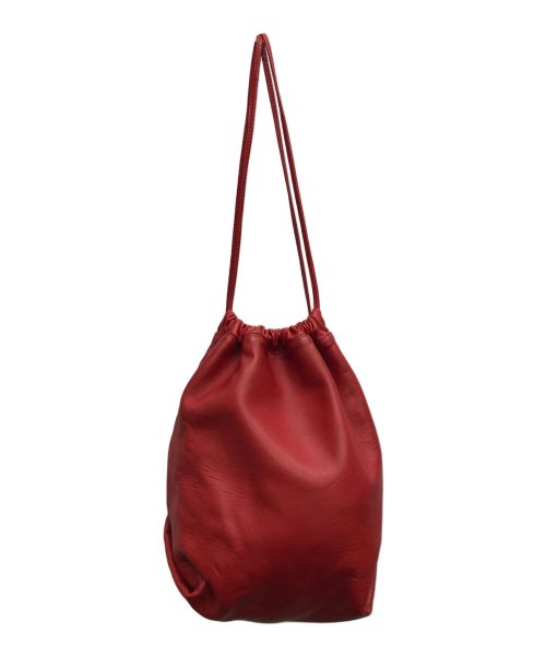 Saint Laurent Paris（サンローランパリ）Saint Laurent Paris (サンローランパリ) Teddy Bucket Bag Leather Small レッドの古着・服飾アイテム