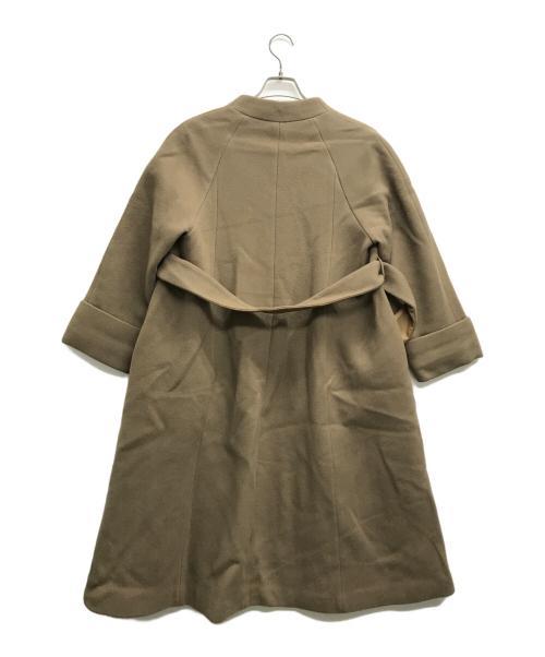 EMMEL REFINES（エメル リファインズ）EMMEL REFINES (エメル リファインズ) ノーラペルコート ブラウン サイズ:Sの古着・服飾アイテム