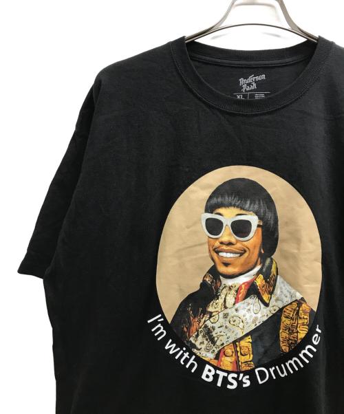 ANDERSON PAAK（アンダーソン パーク）Anderson paak (アンダーソン パーク) プリントTシャツ ブラック サイズ:XLの古着・服飾アイテム