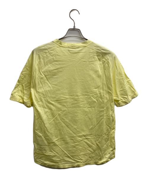 STONE ISLAND（ストーンアイランド）STONE ISLAND (ストーンアイランド) コットンロゴTシャツ イエロー サイズ:Lの古着・服飾アイテム