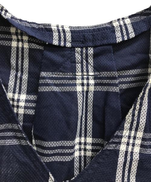 kenneth field（ケネスフィールド）kenneth field (ケネスフィールド) チェックベスト ブルー サイズ:記載無しの古着・服飾アイテム