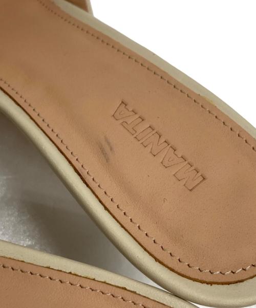 MANITA（マニータ）MANITA (マニータ) ミュール アイボリー サイズ:23の古着・服飾アイテム