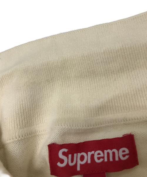 SUPREME（シュプリーム）Supreme (シュプリーム) Plaid Knit Polo ブルー×ホワイト サイズ:XLの古着・服飾アイテム
