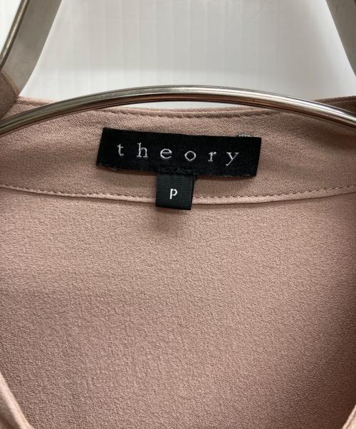 theory（セオリー）theory (セオリー) シルクブラウス ピンク サイズ:Pの古着・服飾アイテム