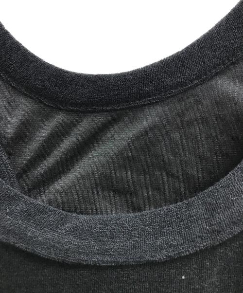 MAISON SPECIAL（メゾンスペシャル）MAISON SPECIAL (メゾンスペシャル) アシメパイルボディスーツ ブラック サイズ:Freeの古着・服飾アイテム