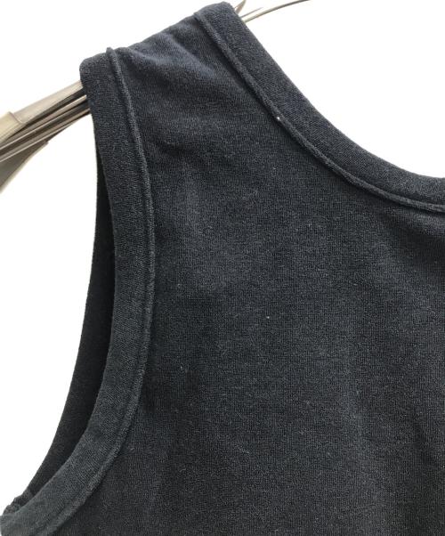 MAISON SPECIAL（メゾンスペシャル）MAISON SPECIAL (メゾンスペシャル) アシメパイルボディスーツ ブラック サイズ:Freeの古着・服飾アイテム