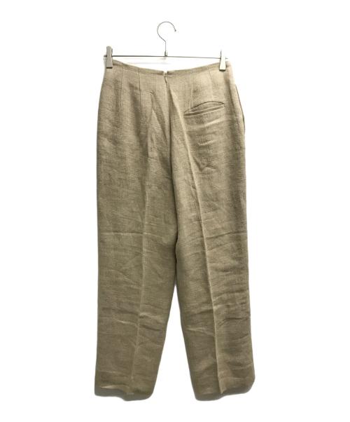 CHAOS（カオス）Chaos (カオス) リネンパンツ ベージュ サイズ:38の古着・服飾アイテム