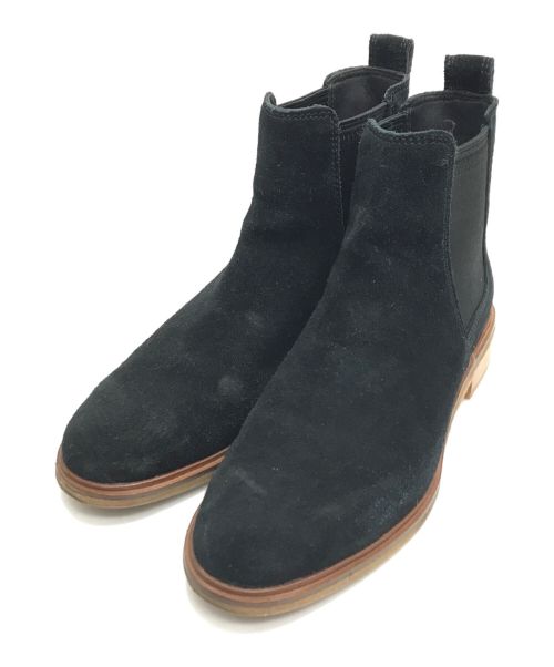 CLARKS（クラークス）CLARKS (クラークス) サイドゴアブーツ ブラック サイズ:US8の古着・服飾アイテム