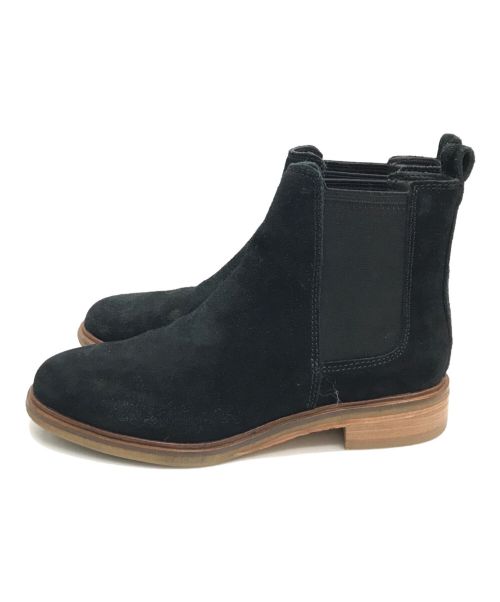 CLARKS（クラークス）CLARKS (クラークス) サイドゴアブーツ ブラック サイズ:US8の古着・服飾アイテム