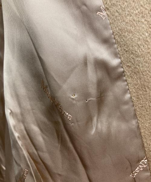 MaxMara（マックスマーラ）MaxMara (マックスマーラ) ベルテッドカシミヤガウンコート ベージュ サイズ:38の古着・服飾アイテム