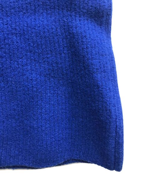 AURALEE（オーラリー）AURALEE (オーラリー) MILLED FRENCH MERINO RIB KNIT FLARE SKIRT ブルー サイズ:1の古着・服飾アイテム