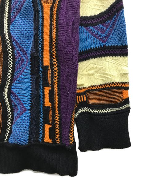 Coogi（クージー）Coogi (クージー) 3Dニット マルチカラー サイズ:Mの古着・服飾アイテム