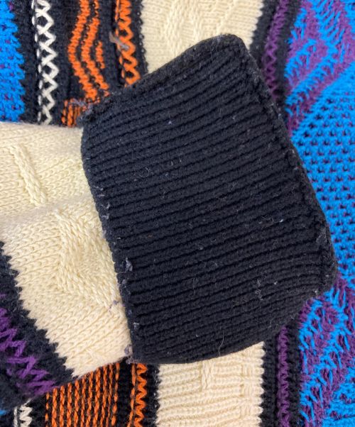 Coogi（クージー）Coogi (クージー) 3Dニット マルチカラー サイズ:Mの古着・服飾アイテム