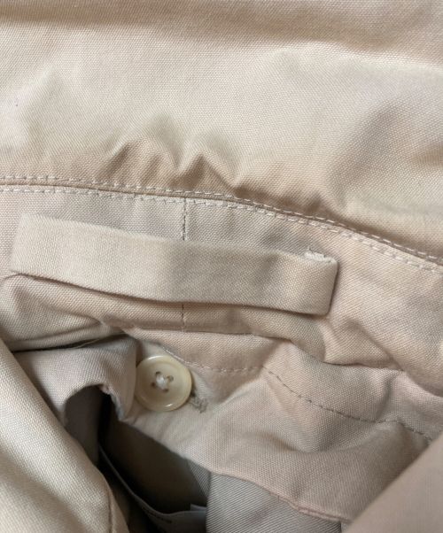 YAECA（ヤエカ）YAECA (ヤエカ) 中綿ライナー付ステンカラーコート ベージュ サイズ:Sの古着・服飾アイテム