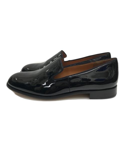 Marc by Marc Jacobs（マークバイマークジェイコブス）Marc by Marc Jacobs (マークバイマークジェイコブス) エナメルレザースリッポン ブラック サイズ:351/2の古着・服飾アイテム
