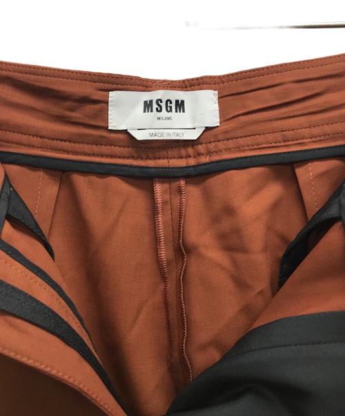 MSGM（エムエスジーエム）MSGM (エムエスジーエム) カーゴパンツ ブラウン サイズ:40の古着・服飾アイテム
