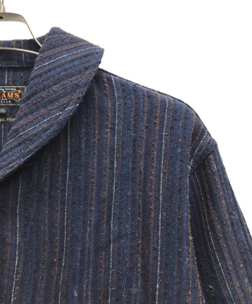 BEAMS PLUS（ビームスプラス）BEAMS PLUS (ビームスプラス) ヒッコリー ツイード ミリタリー ショールカラー ジャケット ネイビー サイズ:Sの古着・服飾アイテム