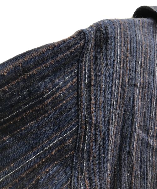 BEAMS PLUS（ビームスプラス）BEAMS PLUS (ビームスプラス) ヒッコリー ツイード ミリタリー ショールカラー ジャケット ネイビー サイズ:Sの古着・服飾アイテム