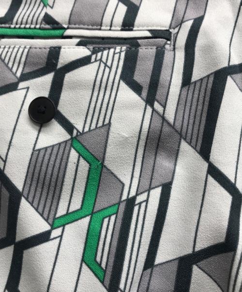 UNITED TOKYO（ユナイテッドトーキョー）UNITED TOKYO (ユナイテッドトーキョー) オプティカルパターンワイドストレートパンツ グレー サイズ:2の古着・服飾アイテム