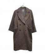 BEAUTY&YOUTH UNITED ARROWSビューティーアンドユースユナイテッドアローズ）の古着「HAMILTON WOOL MIX ロングPコート/ハミルトン ウール ミックス ロングPコート」｜ベージュ
