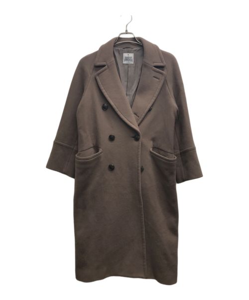 BEAUTY&YOUTH UNITED ARROWS（ビューティーアンドユースユナイテッドアローズ）BEAUTY&YOUTH UNITED ARROWS (ビューティーアンドユースユナイテッドアローズ) HAMILTON WOOL MIX ロングPコート/ハミルトン ウール ミックス ロングPコート ベージュ サイズ:Sの古着・服飾アイテム