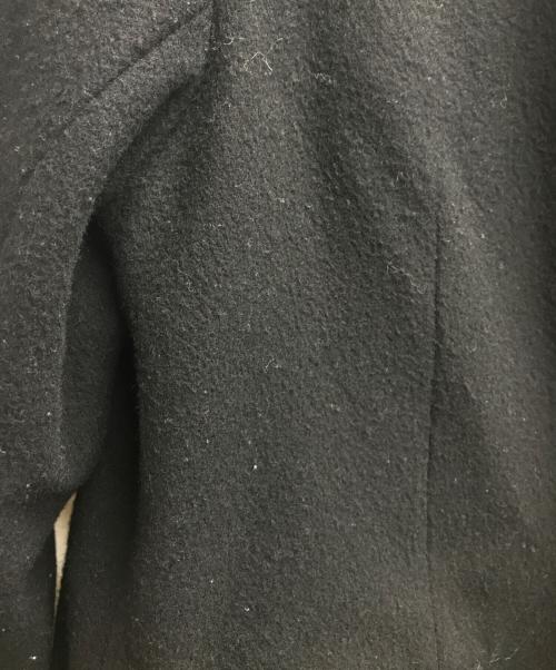 MIDIUMISOLID（ミディウミソリッド）MIDIUMISOLID (ミディウミソリッド) ウールノーカラーコート ブラック サイズ:不明（実寸サイズをご確認ください）の古着・服飾アイテム