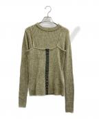 RUMORルモアー）の古着「ミックスニット7GキャミセットPO」｜グリーン