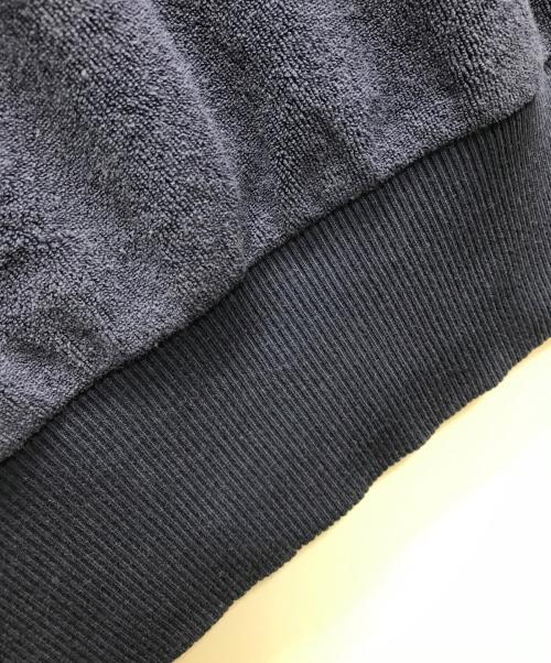 POLO RALPH LAUREN（ポロ・ラルフローレン）POLO RALPH LAUREN (ポロ・ラルフローレン) パイル地ポロシャツ ネイビー サイズ:Sの古着・服飾アイテム