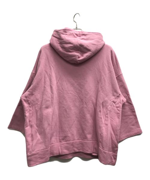 nest Robe（ネストローブ）nest Robe (ネストローブ) コットンリネンフードプルオーバーパーカー ピンク サイズ:Fの古着・服飾アイテム