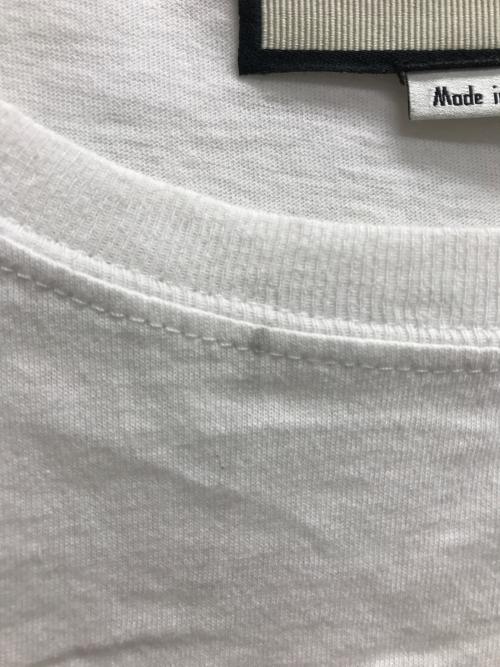 GUCCI（グッチ）GUCCI (グッチ) ロゴ ウォッシュドオーバーサイズ Tシャツ ホワイト サイズ:Sの古着・服飾アイテム