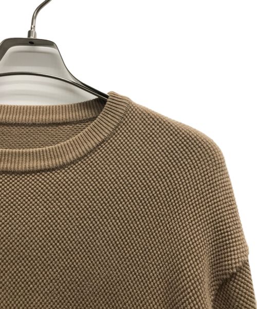 crepuscule（クレプスキュール）crepuscule (クレプスキュール) コットンニット ベージュ サイズ:1の古着・服飾アイテム