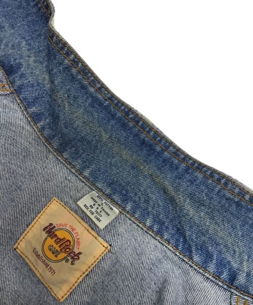 Hard Rock cafe（ハードロックカフェ）Hard Rock cafe (ハードロックカフェ) デニムジャケット インディゴ サイズ:Lの古着・服飾アイテム