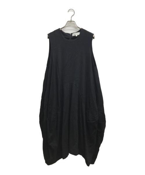 ENFOLD（エンフォルド）ENFOLD (エンフォルド) ノースリーブバルーンワンピース ブラック サイズ:38の古着・服飾アイテム