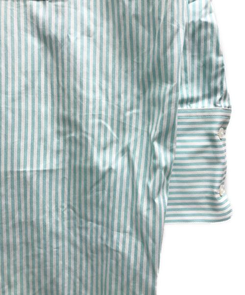 DES PRES（デ プレ）DES PRES (デ プレ) ドビークロス マーメイドフレアシャツワンピース スカイブルー サイズ:34の古着・服飾アイテム