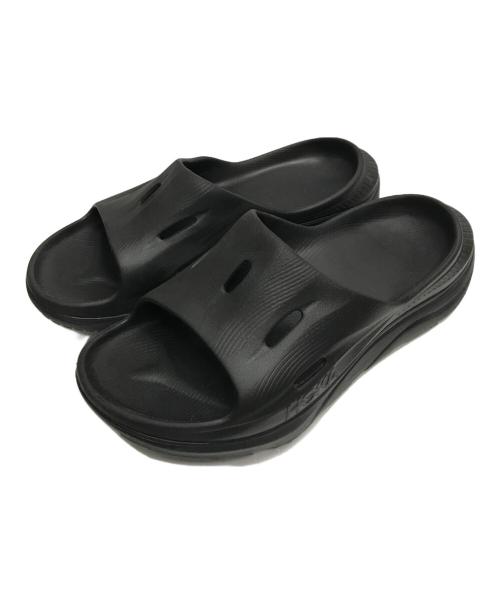 HOKAONEONE（ホカオネオネ）HOKAONEONE (ホカオネオネ) リカバリ―サンダル ブラック サイズ:8の古着・服飾アイテム