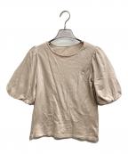 FOXEYフォクシー）の古着「パフスリーブニット」｜ベージュ