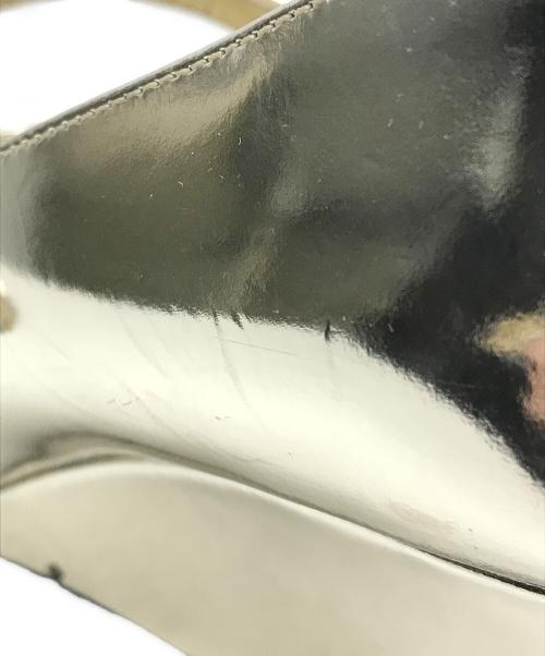 CHANEL（シャネル）CHANEL (シャネル) ココマークストラップパンプス シルバー サイズ:36の古着・服飾アイテム