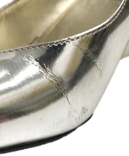 CHANEL（シャネル）CHANEL (シャネル) ココマークストラップパンプス シルバー サイズ:36の古着・服飾アイテム