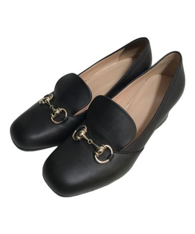 中古・古着通販】GUCCI (グッチ) ホースビットパンプス ブラック 中古・古着通販】GUCCI (グッチ) ホースビットパンプス ブラック