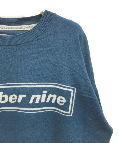 NUMBER (N)INE STUDIOUS（ナンバーナイン ステュディオス）NUMBER (N)INE STUDIOUS (ナンバーナイン ステュディオス) STUDIOUS (ステュディオス) クルーネックセーター ネイビー サイズ:3の古着・服飾アイテム