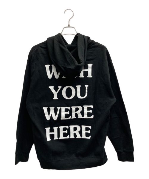 Astroworld（アストロワールド）astroworld (アストロワールド) 刺繍パーカー ブラック サイズ:Lの古着・服飾アイテム